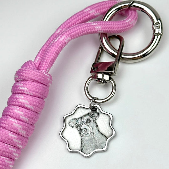 Moderner Schlüsselanhänger „Mein Flauschiger“