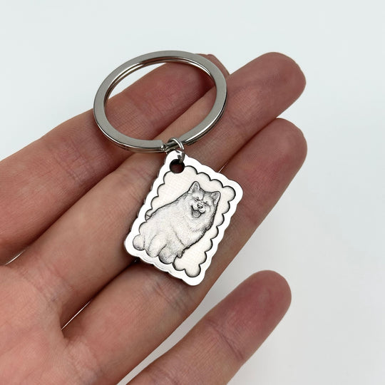 Moderner Schlüsselanhänger „Warme Erinnerung“