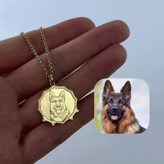 Anhänger in Medaillenform, 925 Silber