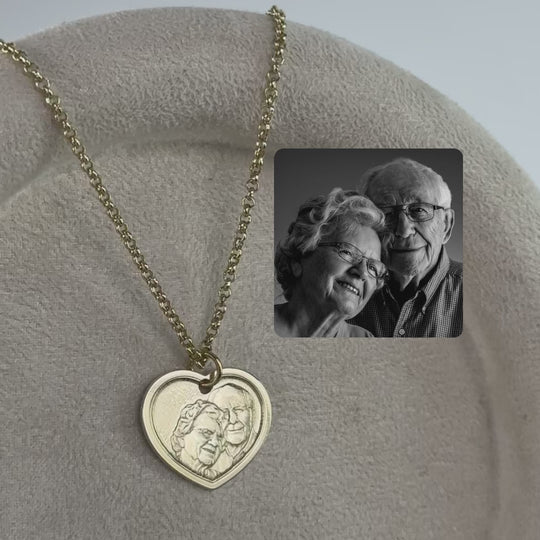 Herzförmiger Anhänger, 925 Silber