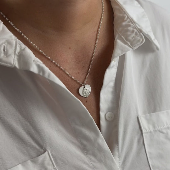 Heart Pendant, 925 Silver