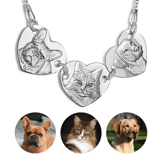 Triple Pendant in 925 Sterling Silver