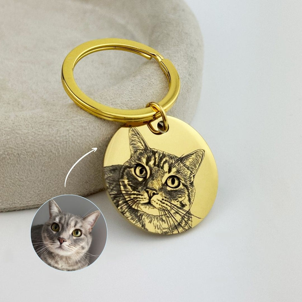 Breloc rotund, 30 mm