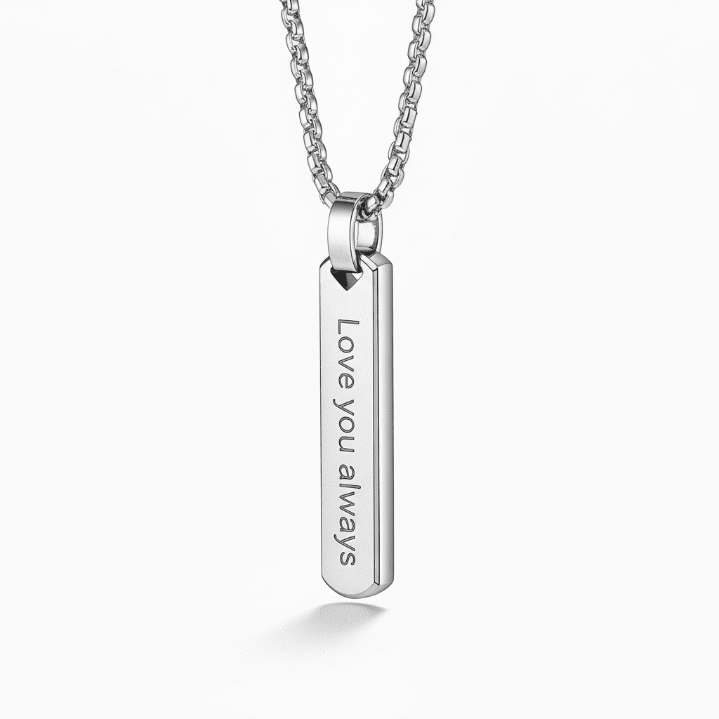 Pandantiv pentru bărbați cu gravură