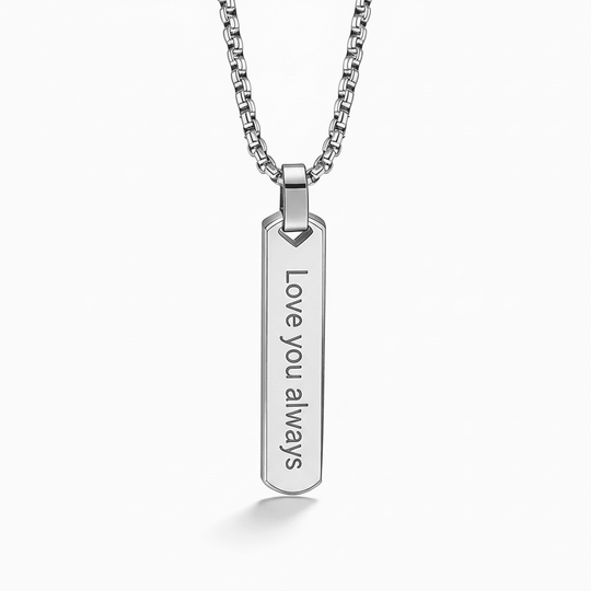 Pandantiv pentru bărbați cu gravură