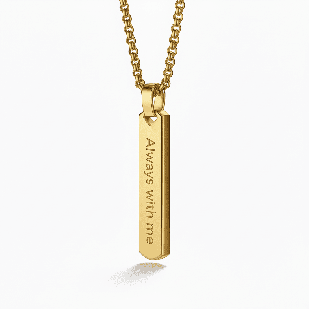 Pandantiv pentru bărbați cu gravură