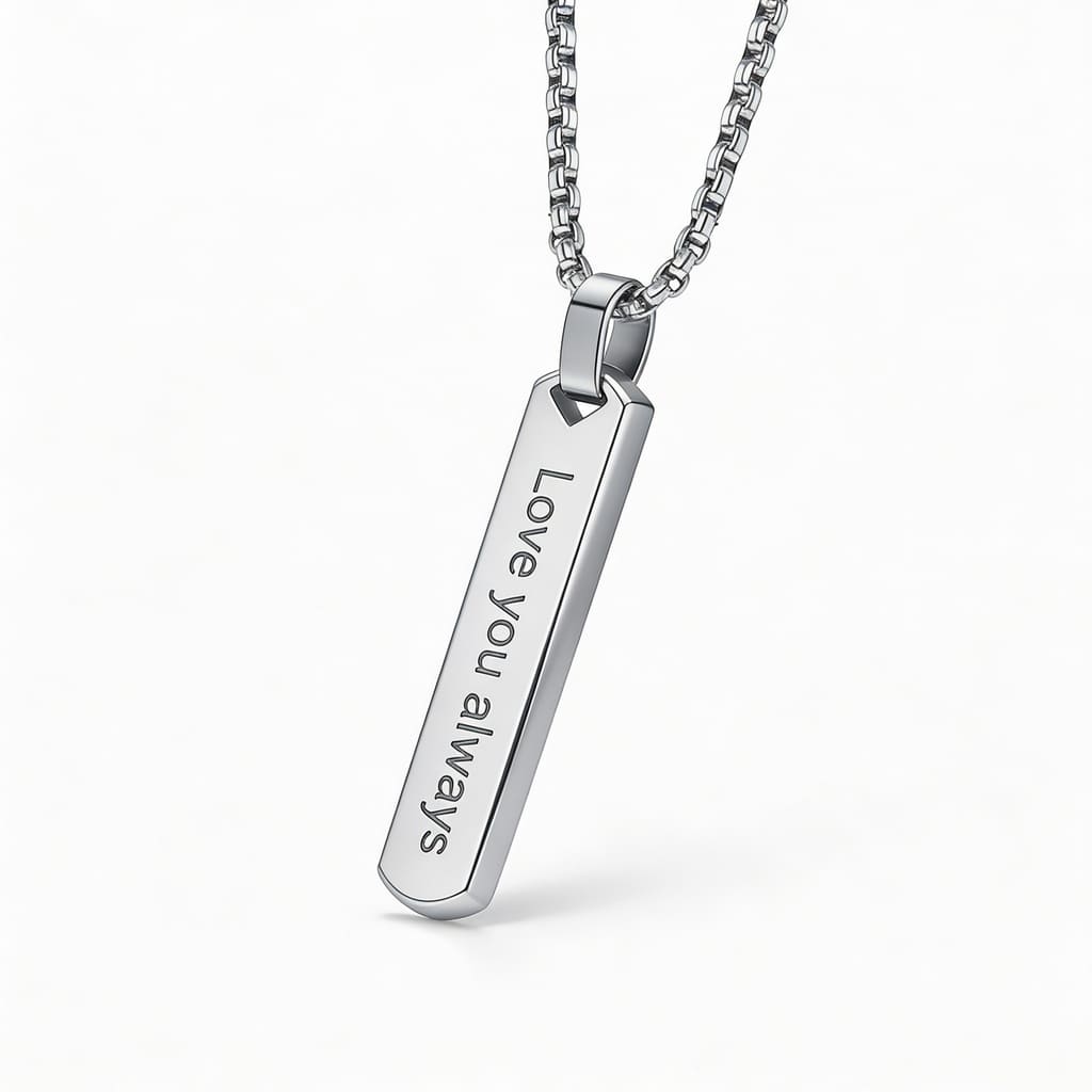 Pandantiv pentru bărbați cu gravură