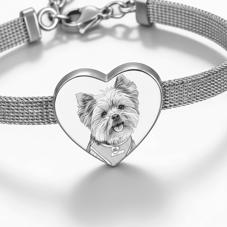 Brățară gravată pentru femei