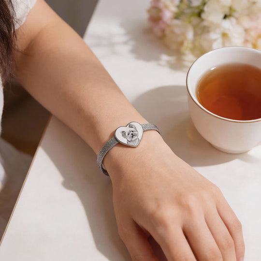 Brățară gravată pentru femei