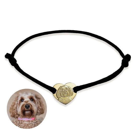 Medium Heart Bracelet, 925 Silver
