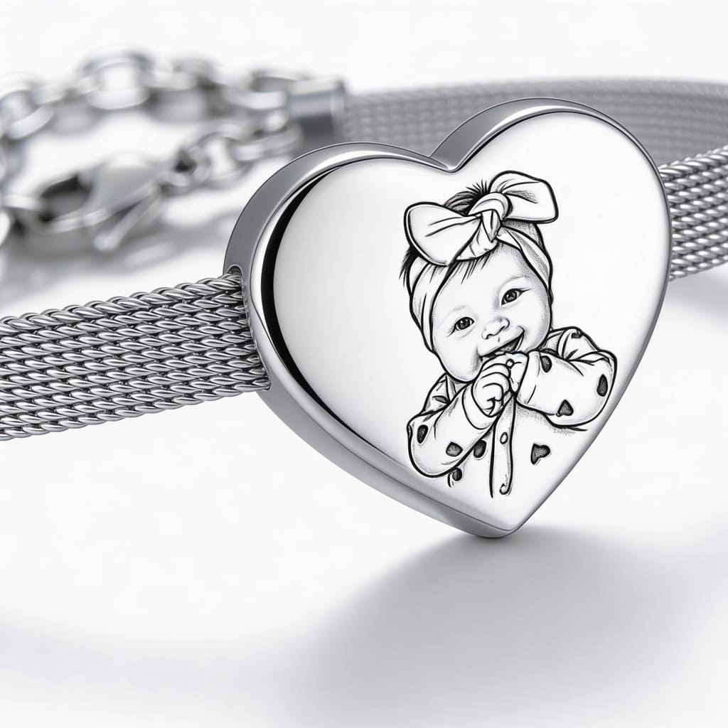 Brățară gravată pentru femei