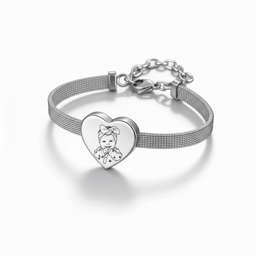 Brățară gravată pentru femei