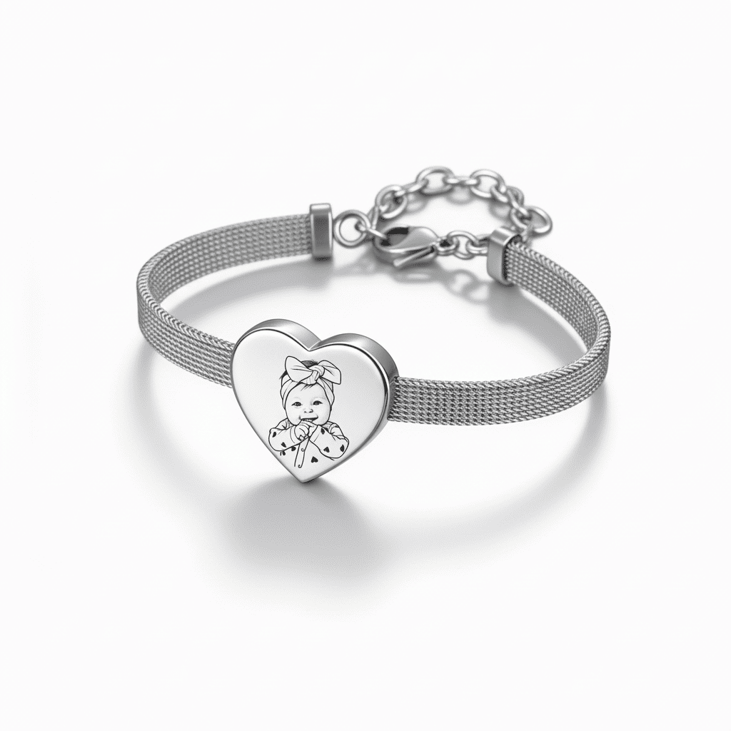 Brățară gravată pentru femei