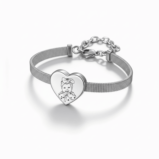 Brățară gravată pentru femei