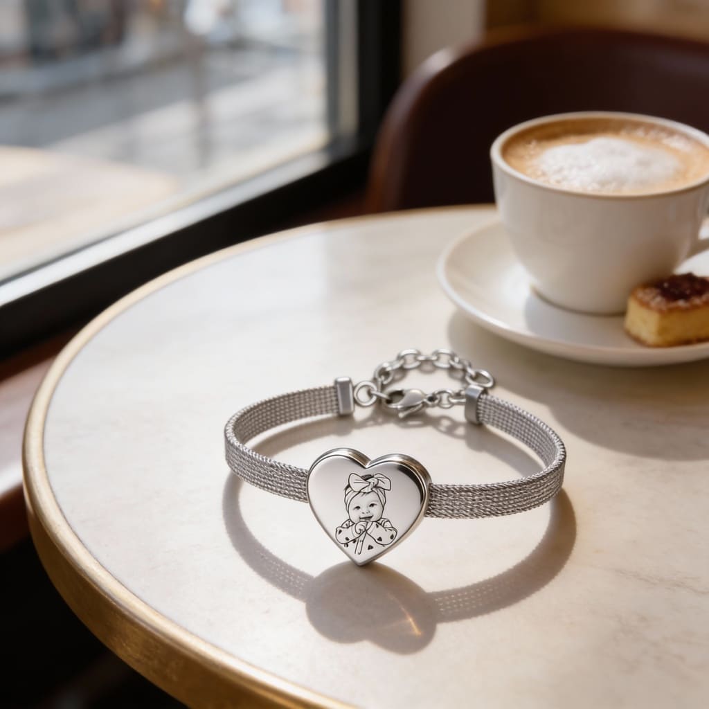 Brățară gravată pentru femei