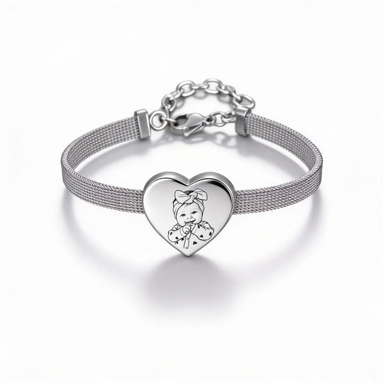 Brățară gravată pentru femei