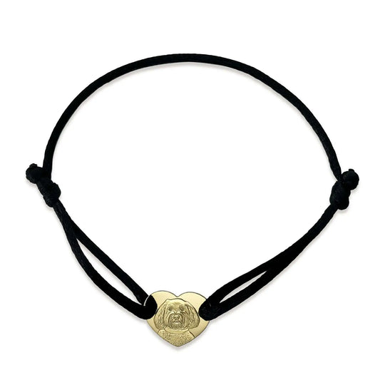 Medium Heart Bracelet, 925 Silver