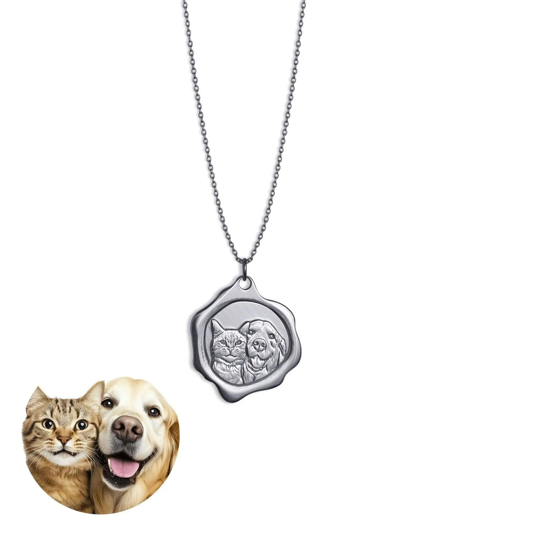 Zeehond Hanger, 925 Zilver "Samen Voor Altijd"