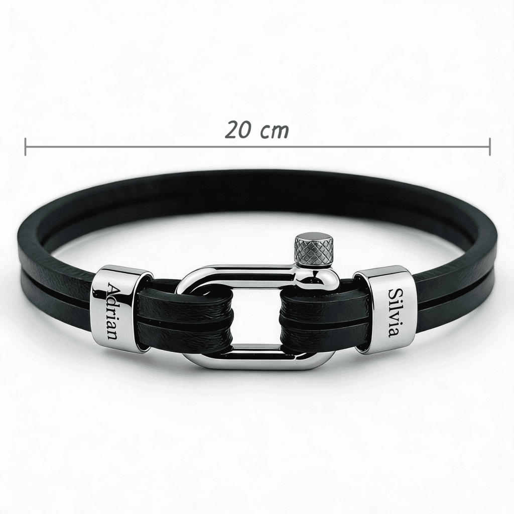 Brățară din piele pentru bărbați
