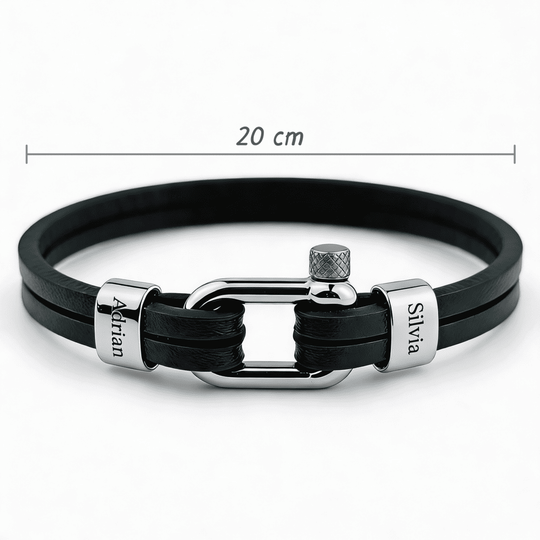 Brățară din piele pentru bărbați