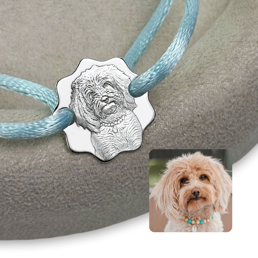 Blumenarmband, 925 Silber