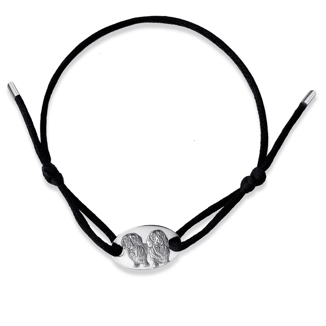 Grand bracelet ovale, argent 925 "Toujours ensemble"