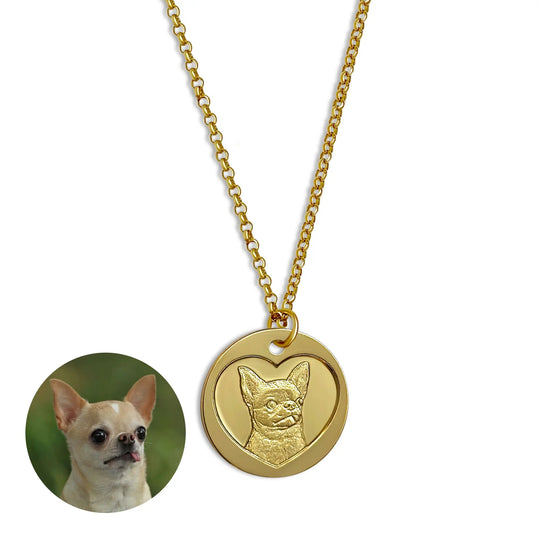 Munt Hanger, 925 Zilver "Loyaal Hart"