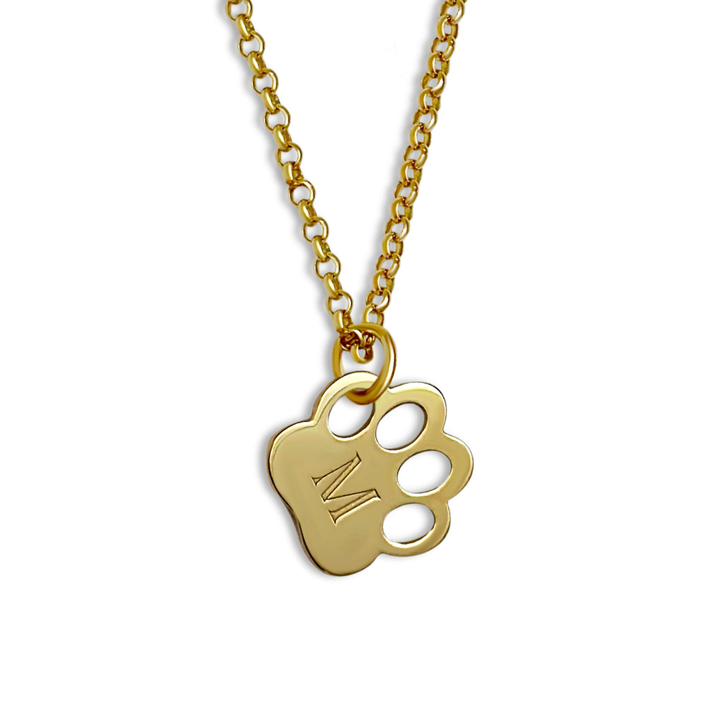 925 Silver Paw Pendant