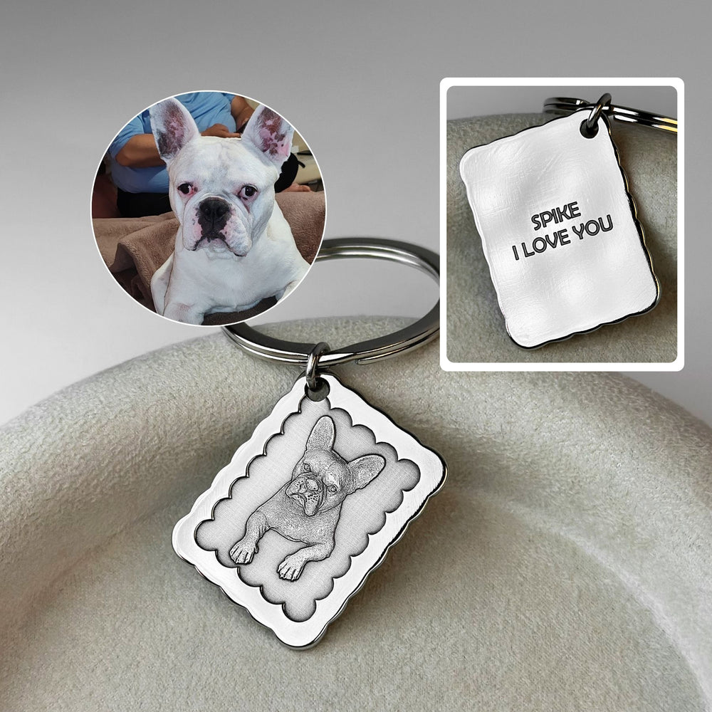 Modern Keychain "Warm Memory"