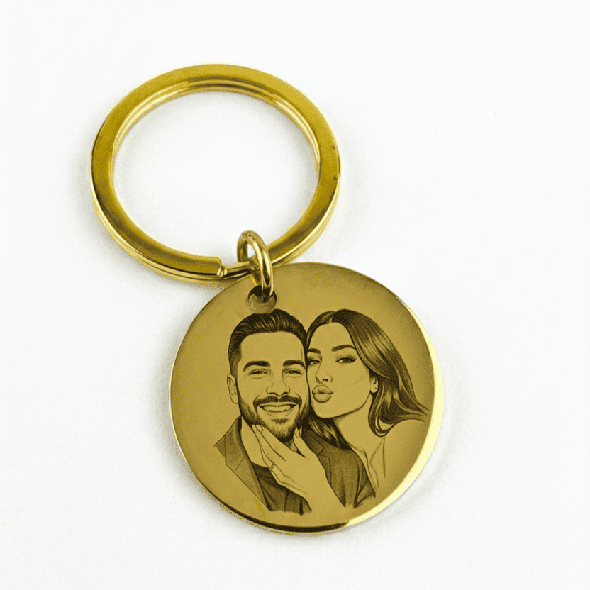 Breloc rotund, 30 mm