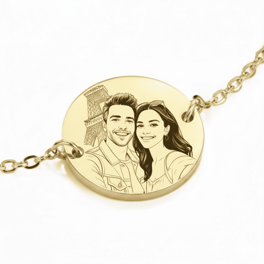 Brățară pentru femei cu gravură