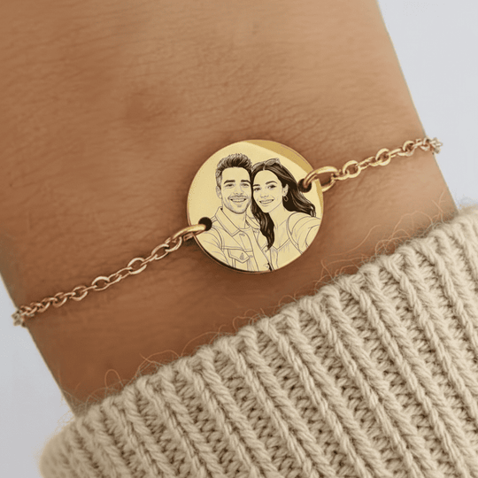 Brățară pentru femei cu gravură