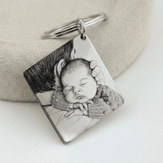 Breloc în formă de romb