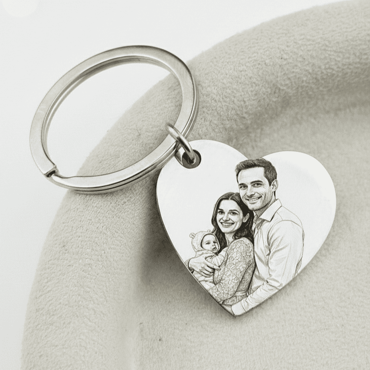 Breloc în formă de inimă