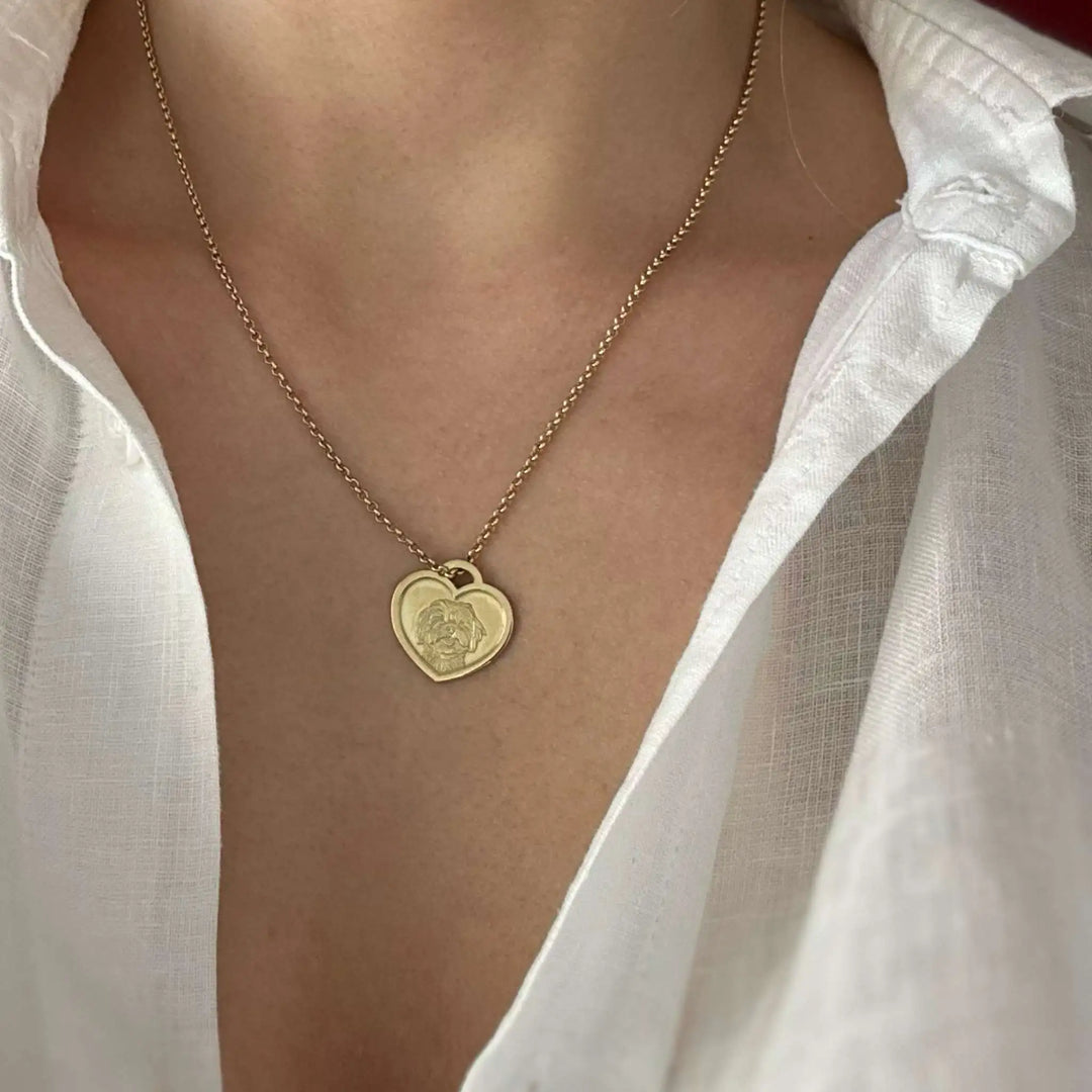 Harthanger, 925 Zilver "Onvoorwaardelijke Liefde"