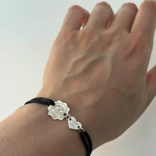 Modernes Armband, 925 Silber