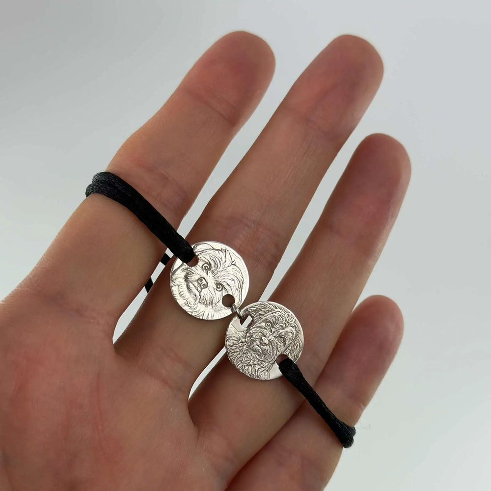 Double Bracelet, 925 Silver