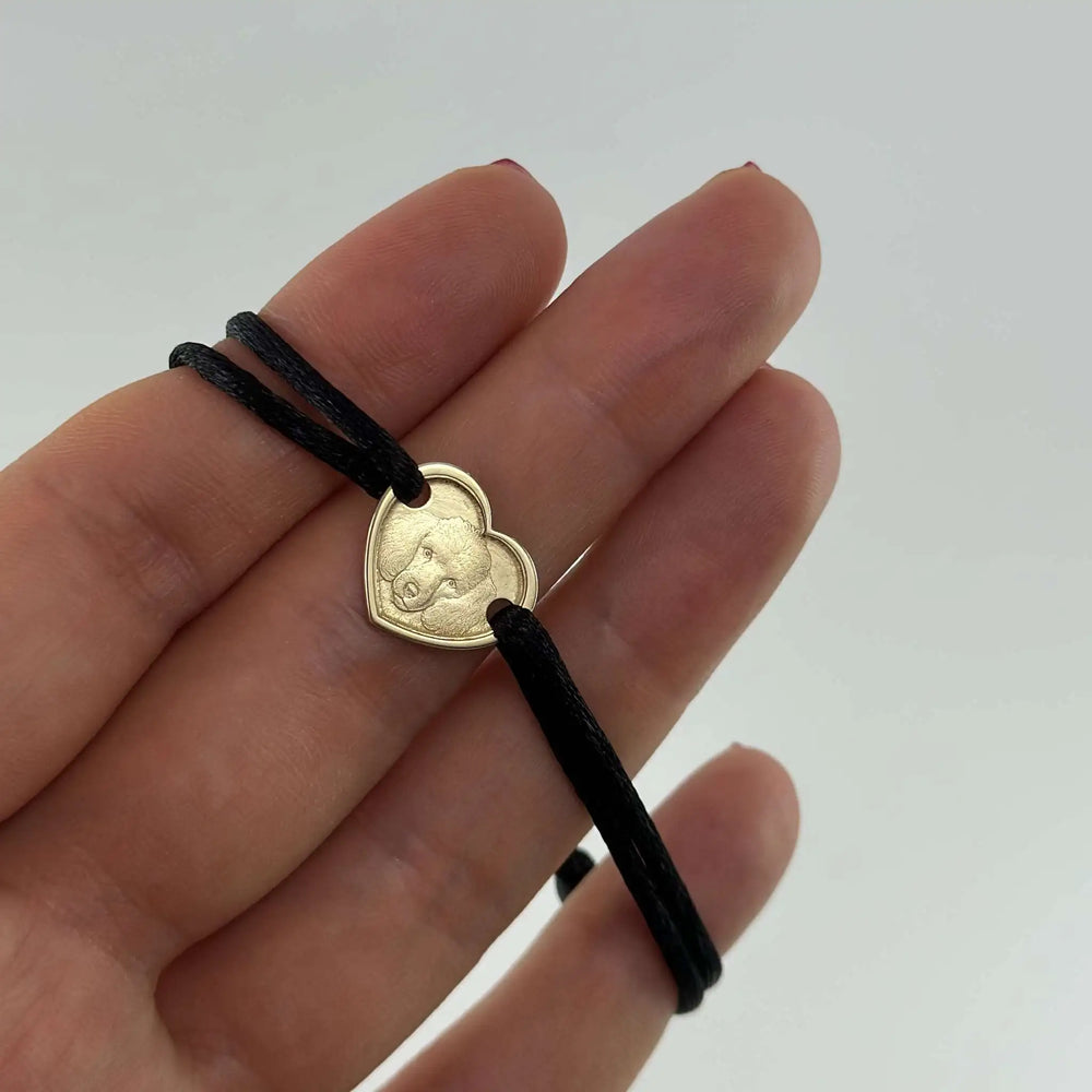Kleines Herz Armband, 925 Silber
