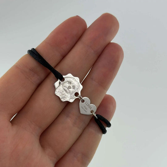 Modernes Armband, 925 Silber