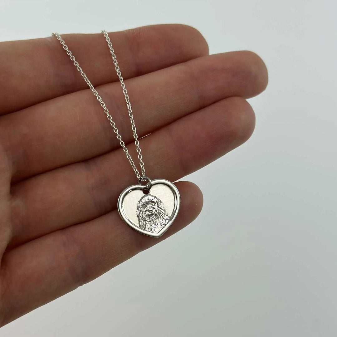 Heart Pendant, 925 Silver
