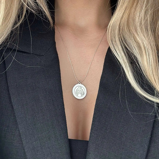 Circle Pendant, 925 Silver