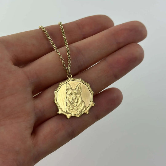 Medaillon Hanger, 925 Zilver "Trouwe Vriend"