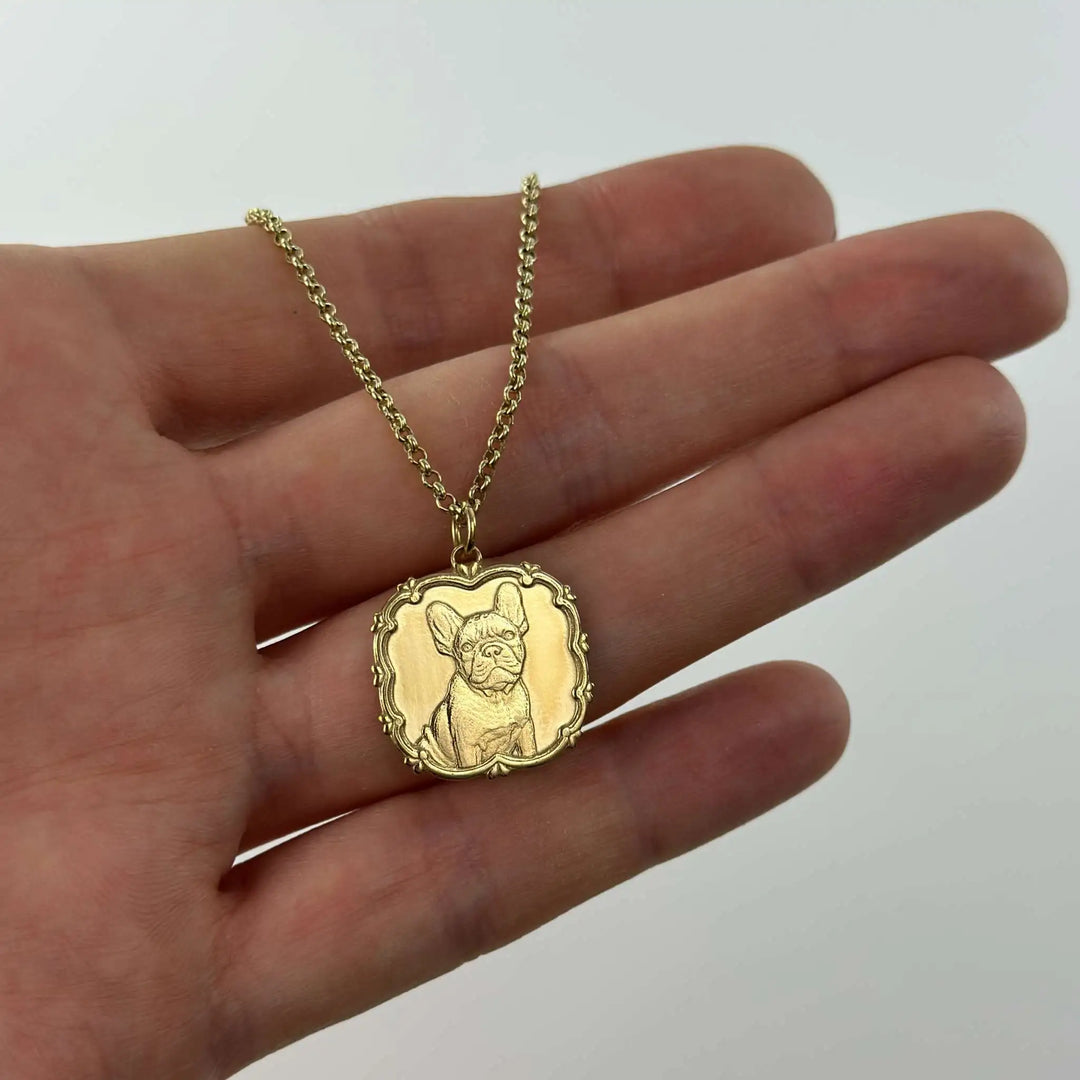 Geïnlijst Hanger, 925 Zilver "Tijdloze Band"