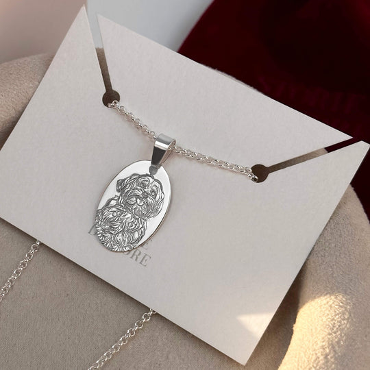 Oval Pendant, 925 Sterling Silver
