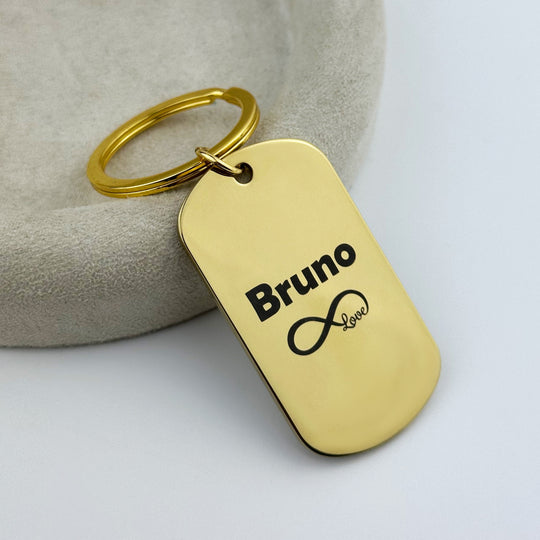 Breloc tip „dog tag”