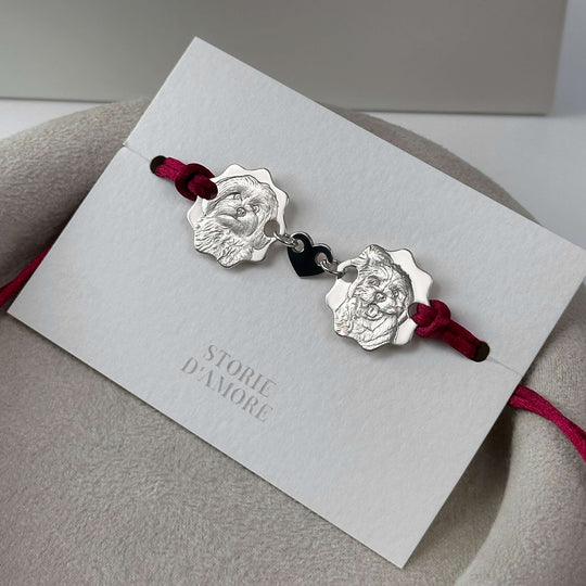 Double Round Bracelet, 925 Silver