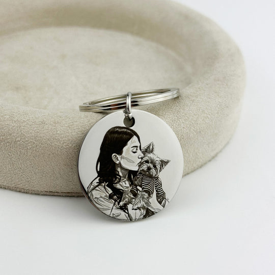 Breloc rotund, 30 mm