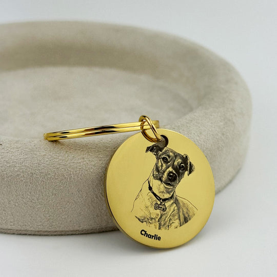 Breloc rotund, 30 mm