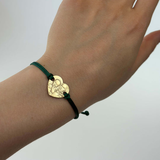 Heart 925 Silver Bracelet with 3D Photo Engraving