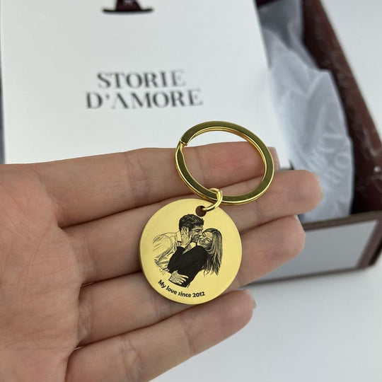 Breloc rotund, 30 mm